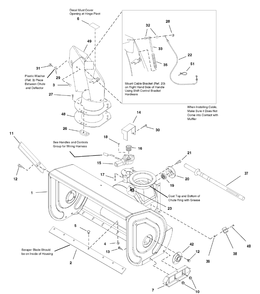 Part Location Diagram of 1735648FYP Murray Housing Assembly 32